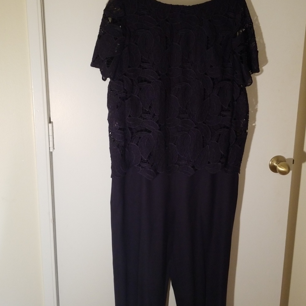 Gorgeous Tory Burch Navy Blue Avalon Romper